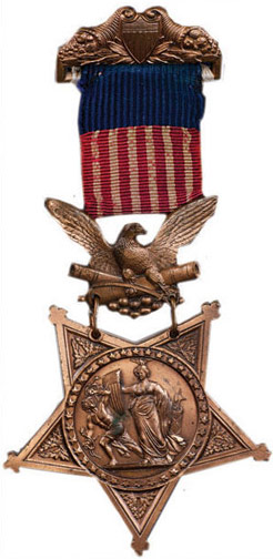 COL. 16 resolute courage medal of honor as it appeared at time dougherty received it